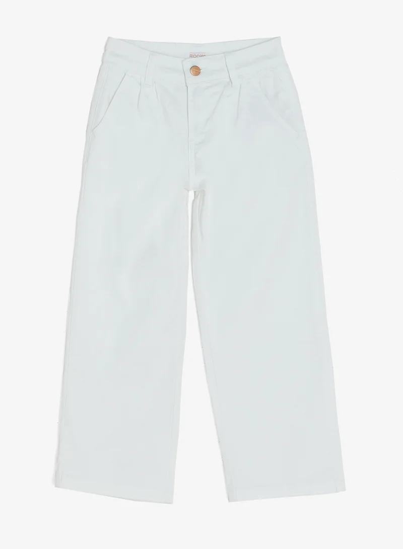 ريبلز مع نمشي Girls Wide Leg Jeans