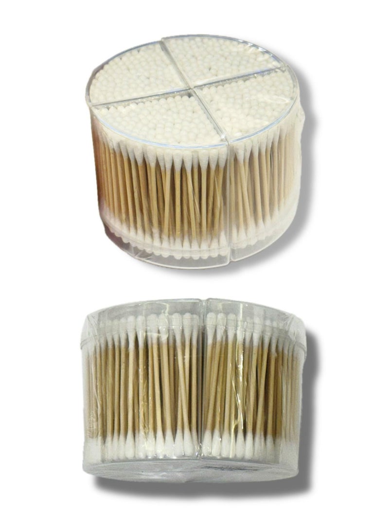 Cotton Swabs - 500 Pieces: Ear cleaning swabs, wooden cotton swabs, 500 pieces of ear swabs, wooden cotton buds, swabs for ear, makeup, and nose cleaning, pure cotton swabs, 500 pure cotton ear swabs, ear cleaning sticks, cotton swabs for ears, ear wax removal sticks, cotton swabs for hearing, 500 cotton ear swabs, ear swabs, swabs for cleaning and wax removal from the ear, cotton buds, cotton ear sticks, ear swabs, multi-purpose cotton swabs, swabs for wiping and cleaning, swabs for cleaning tight spaces, swabs for ear wax removal, double-ended wooden cotton swabs, cotton swabs - 500 pieces.