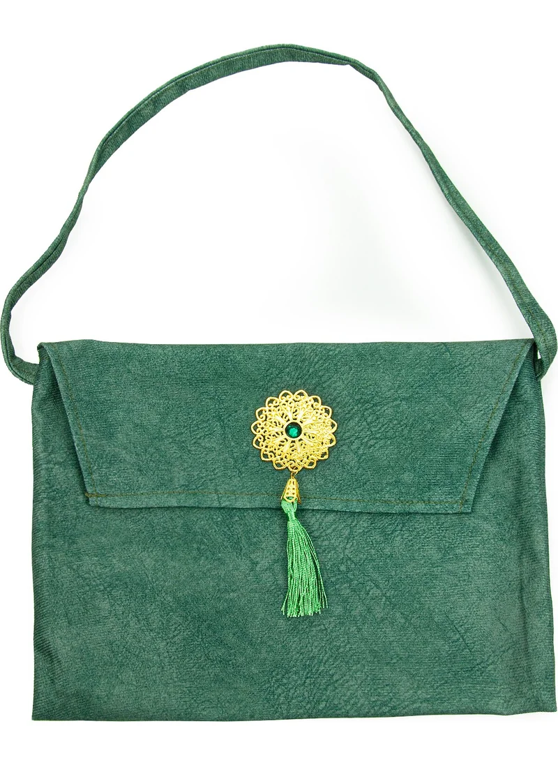 İhvan Ihvan Nubuck Rahle Size Quran Carrying Bag Green