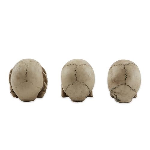 Zingz & Thingz Skeleton & Skulls Collection Resin Figurine Set, See Hear Speak No Evil, 1.75x2.625x2, 3 Piece - Image 3
