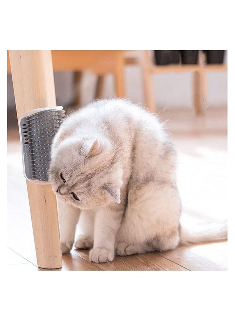 Corner Pet Brush Comb Play Cat Toy Plastic Scratch Bristles Arch Massager Self Grooming Cat Scratchers - Image 5