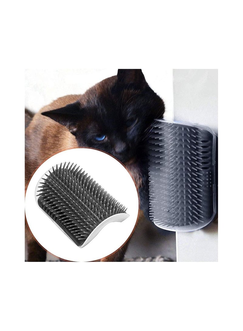 Corner Pet Brush Comb Play Cat Toy Plastic Scratch Bristles Arch Massager Self Grooming Cat Scratchers - Image 4