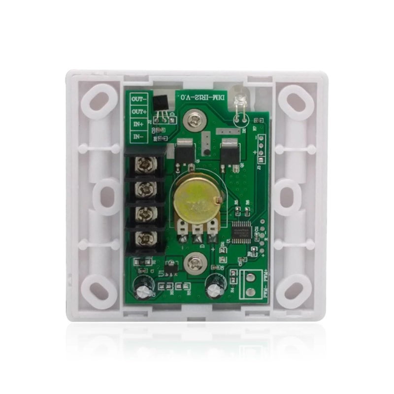 12V 24V 16A Infrared Remote LED Dimmer 12 Key Adjustable Brightness Screw Control - Image 4