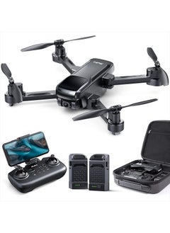 U11S Drones with Camera for Adults 4k, 40 Mins Flight Time, Foldable FPV GPS Drones for Beginners with Live Video, Follow Me, Auto Return Home, Encircling Flight(2 Batteries and Carrying Case)