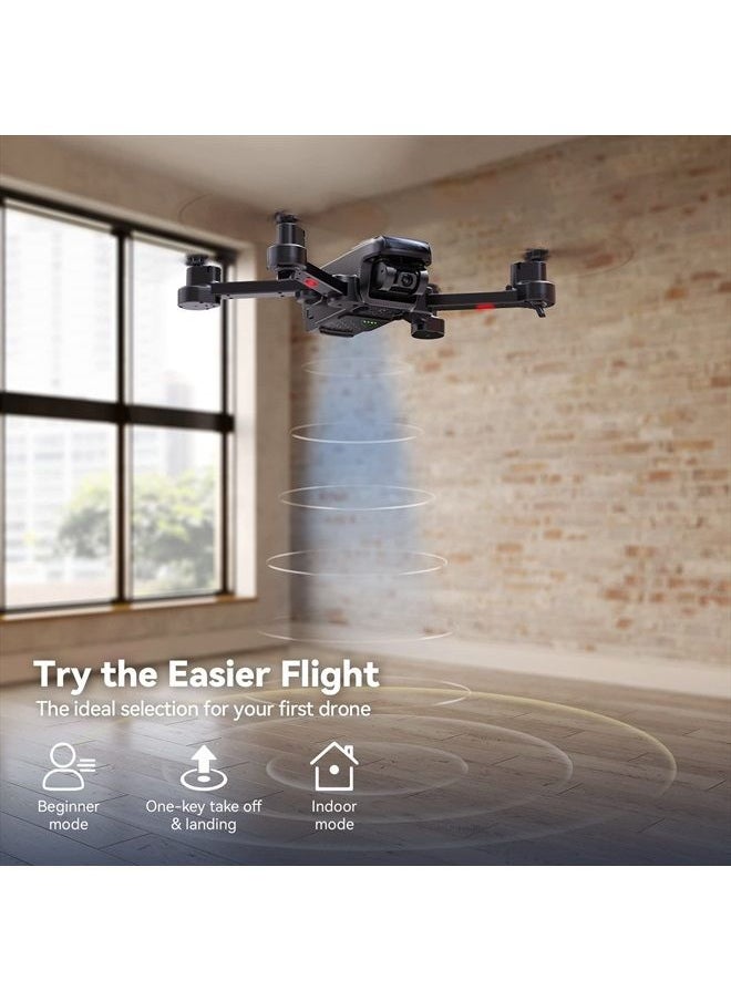 RUKO - U11S Drones with Camera for Adults 4k, 40 Mins Flight Time, Foldable FPV GPS Drones for Beginners with Live Video, Follow Me, Auto Return Home, Encircling Flight(2 Batteries and Carrying Case) - Image 1