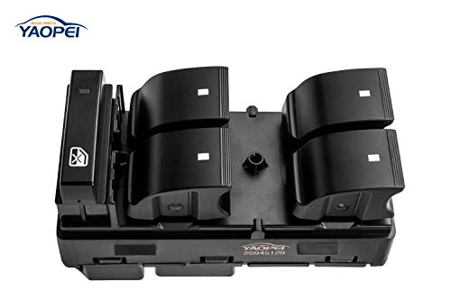 YAOPEI Driver Side Master Power Window Switch for 2007-2013 Chevrolet Chevy Silverado GMC Sierra Traverse HHR 1500 2500HD 3500HD Yukon Buick 25789692 20945129 D1954F129 D1954F - Image 4