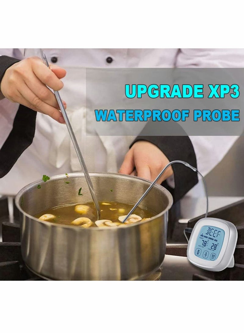 Y&D Food Thermometer, Digital for Cooking with Timer, Instant Read Meat Thermometer Grade and Waterproof Probe, Touch Screen, Preset Temperatures Kitchen, Grill Smoker - Image 5