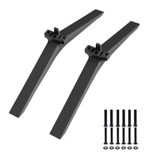Maozhren TV Stand for LG TV Legs Replacement, for 75UQ9000PUD 70UP8070 70UQ7070ZUD 70UQ7590PUB 70UQ8000 75UP8070 75UQ8000 82UP8770 86UP8770 86UQ8000 86UQ7070, Only for LG 70" 75" 82" 86" TV Models We List - Image 1