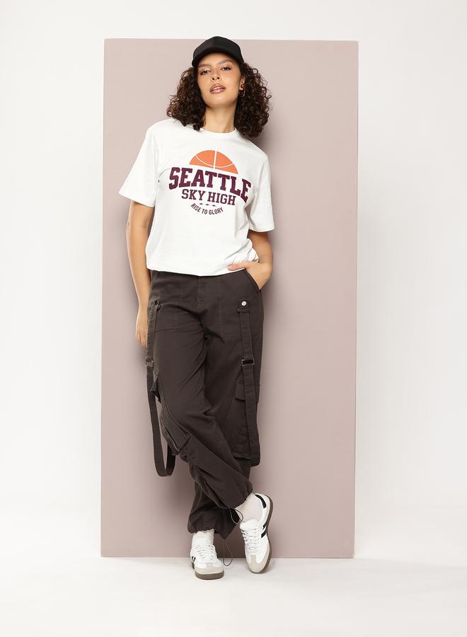 Dillinger Women Oversized Sports Printed T-Shirt - Image 5