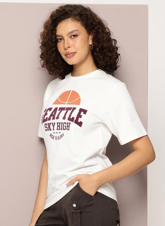 Dillinger Women Oversized Sports Printed T-Shirt - Image 3