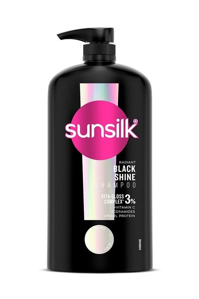 صانسيلك شامبو صانسيلك بلاك شاين 1 لتر - Image 1