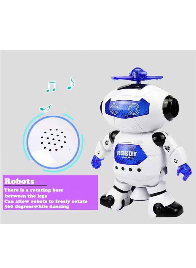 Electric Dancing Robots Toy - Interactive STEM Educational toy Toy for Kids Multicolor LED Lights Built - in Musice  - Image 3