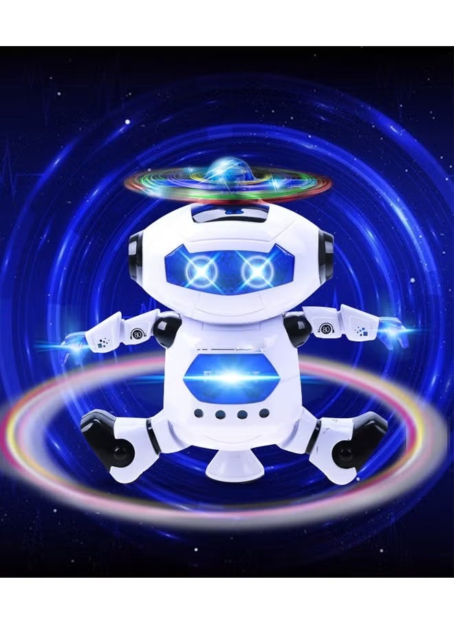 Electric Dancing Robots Toy - Interactive STEM Educational toy Toy for Kids Multicolor LED Lights Built - in Musice  - Image 2