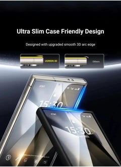 ZORIK ZORIK Samsung Galaxy S24 Ultra Screen Protector HD Clear [3D Curved Upgrade] [Easy Installation]  [Case Friendly] for S24 Ultra 6.8" 2 PCS  - Image 4