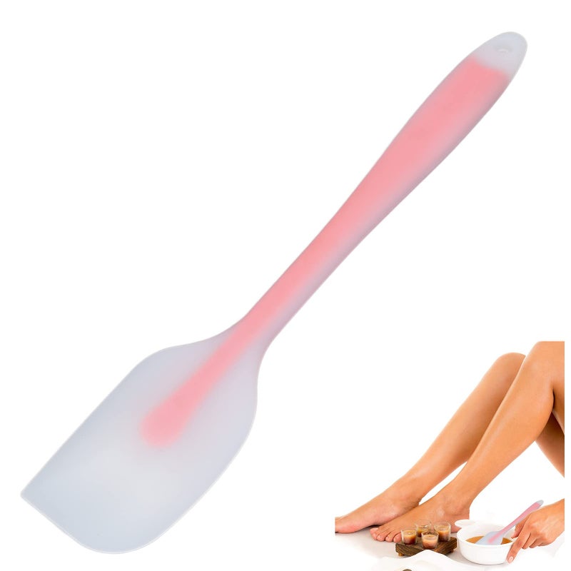 Betued Skidproof Wax Spatulas, Hard Wax Sticks Reusable Frosted Silicone Waxing Applicator Hair Removal Tool Comfortable to Grip for Home Salon Body Use - Image 1