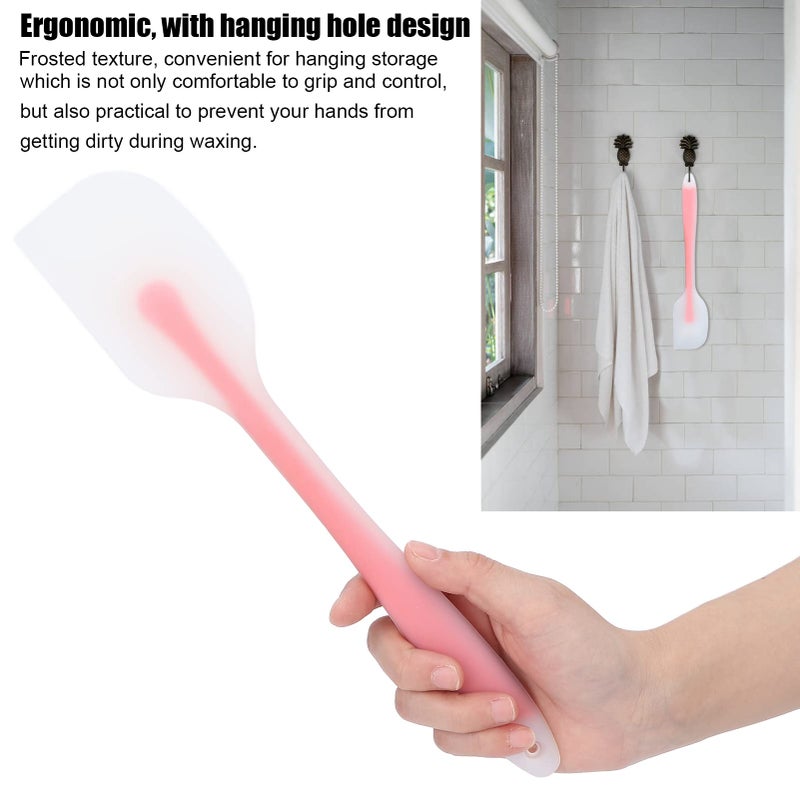 Betued Skidproof Wax Spatulas, Hard Wax Sticks Reusable Frosted Silicone Waxing Applicator Hair Removal Tool Comfortable to Grip for Home Salon Body Use - Image 5