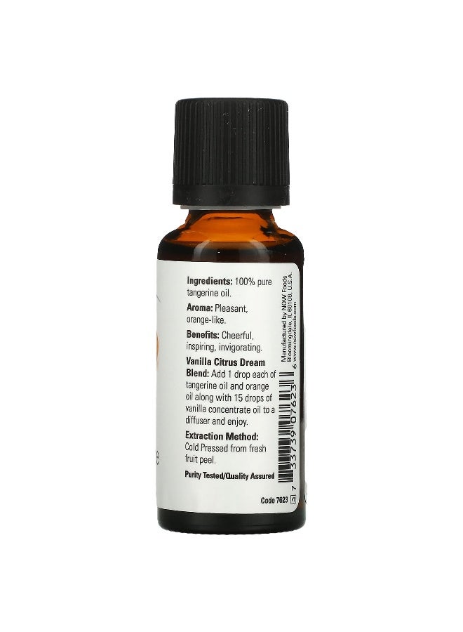 Now Foods NOW Foods, Essential Oils, Tangerine, 1 fl oz (30 ml)  - Image 2