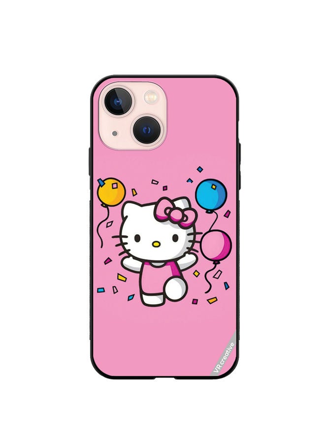 VR CREATIVE Protective Case Cover For Apple iPhone 13 mini Hello Kitty Design Multicolour - Image 1