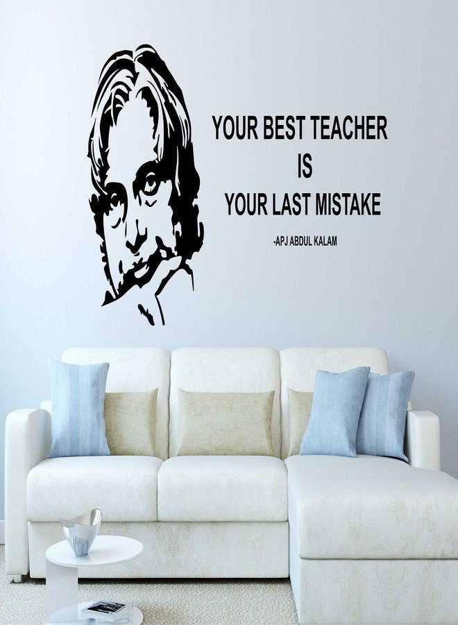 LANSTICK Your Best Lesson is Last Mistake Quote with ABJ SIR Image Sticker - Image 1