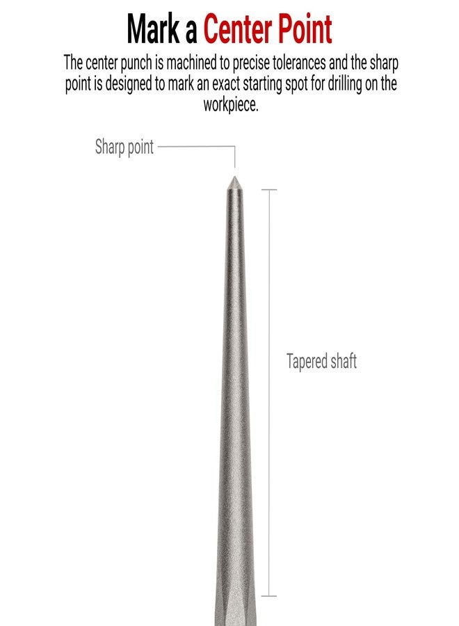 TEKTON 3/8 Inch Center Punch | 66083 | Made in USA - Image 2