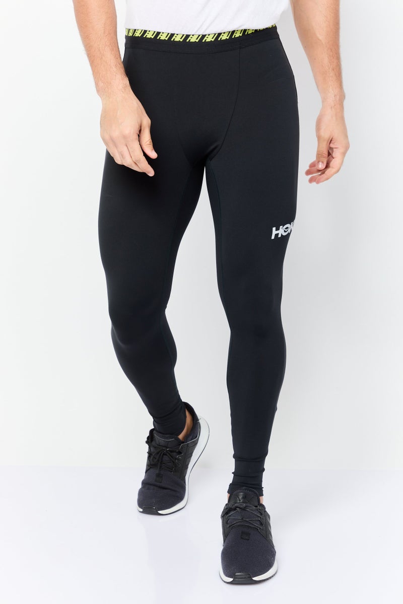 Hoka Men Sportswear Fit Running Tights, Black - Image 1