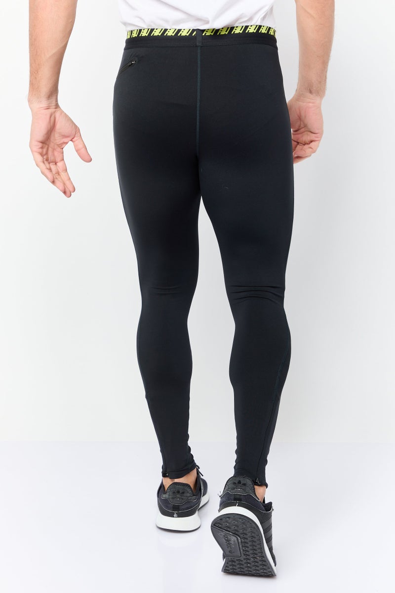 Hoka Men Sportswear Fit Running Tights, Black - Image 4