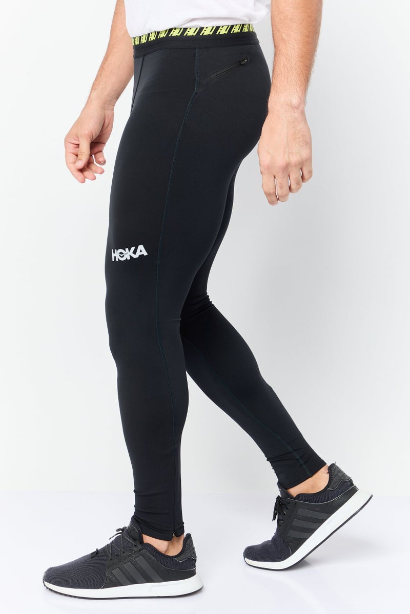 Hoka Men Sportswear Fit Running Tights, Black - Image 3