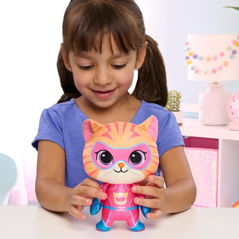 Just Play Disney Junior SuperKitties 7-inch Small Plush Stuffed Animal, Ginny, Kitten, Kids Toys for Ages 2 Up by Just Play - Image 2