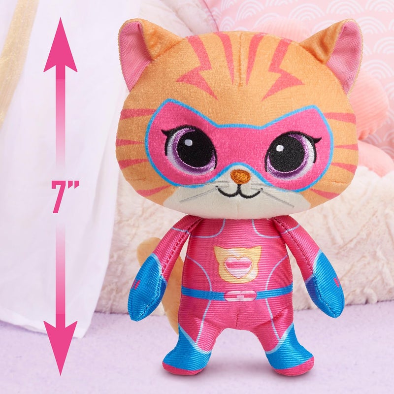 Just Play Disney Junior SuperKitties 7-inch Small Plush Stuffed Animal, Ginny, Kitten, Kids Toys for Ages 2 Up by Just Play - Image 3