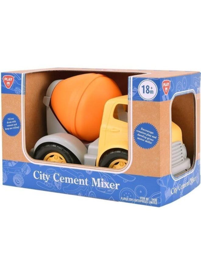 PLAYGO - Play Go City Cement Mixer Truck - Image 1