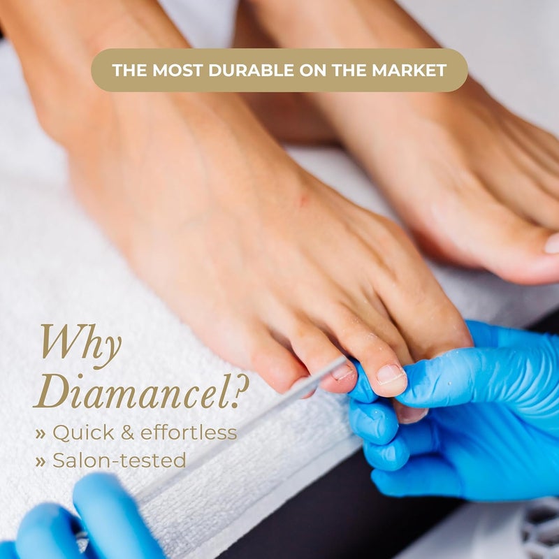 Diamancel Luxury Diamond Toenail File – #3 Coarse Grit for Toenails and Thick Fingernails - Image 4