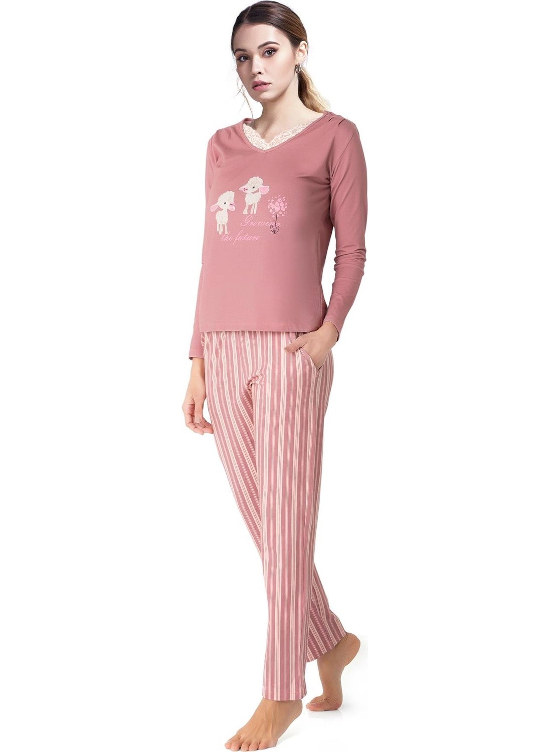 Women's Pajamas Set - pzsku/Z417146BF0AD66ACC292FZ/45/_/1726652130/a46f425f-7881-424e-97c5-33ba45fb6f1a