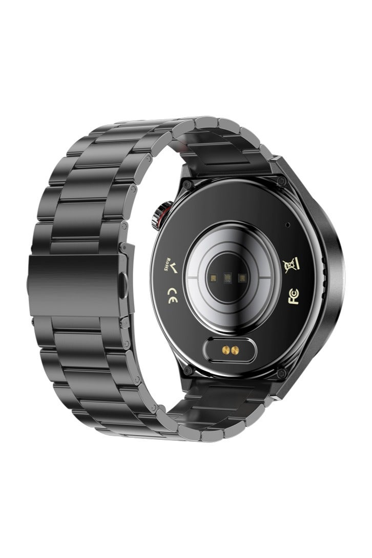 رولستيمي ساعات رجالية ساعات ذكية ساعات رياضية ساعات مغامرات خارجية شاشة لمس بالكامل اتصال بلوتوث مقاومة للماء بطارية طويلة الأمد - Image 4