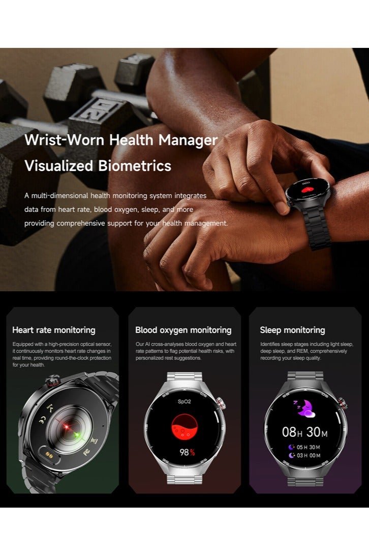 RollsTimi  Men's Watches Smartwatches Sports Watches Outdoor Adventure Watches Full Touchscreen Bluetooth Calling Waterproof Ultra-Long Battery Life - Image 5