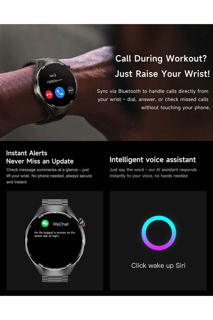 RollsTimi  Men's Watches Smartwatches Sports Watches Outdoor Adventure Watches Full Touchscreen Bluetooth Calling Waterproof Ultra-Long Battery Life - Image 4