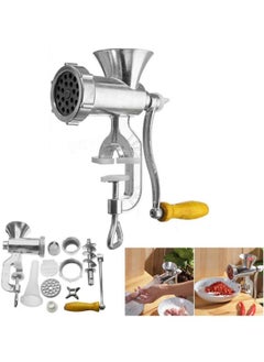 Generic Manual Meat Grinder，Meat Mincer Machine，Stainless Steel Sausage Maker，Meat Nut and Vegetable Chopper for Grind All Kinds of Poultry, Meat and Vegetables  - Image 1