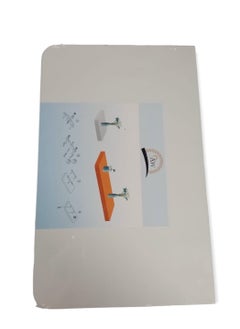Home Ezz Wall shelf, white, 40x25 cm  - Image 2