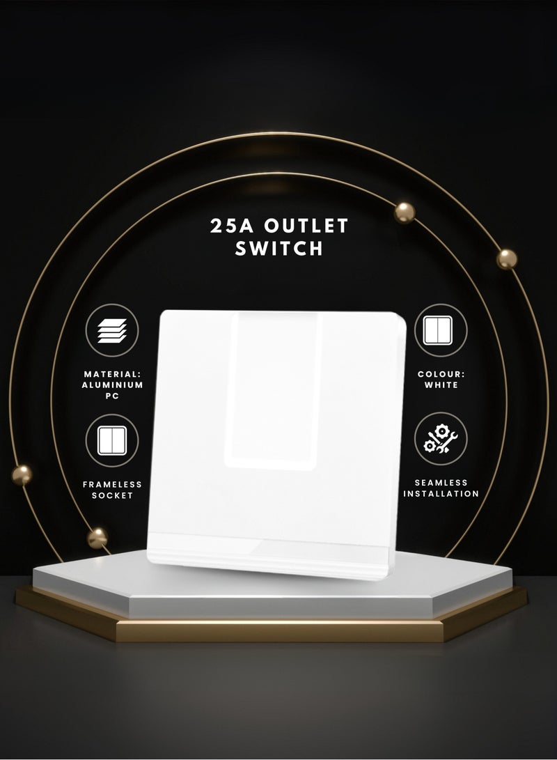 Vmax 25A Heavy-Duty Outlet Switch – High-Power Electrical Wall Switch for Appliances - Image 1