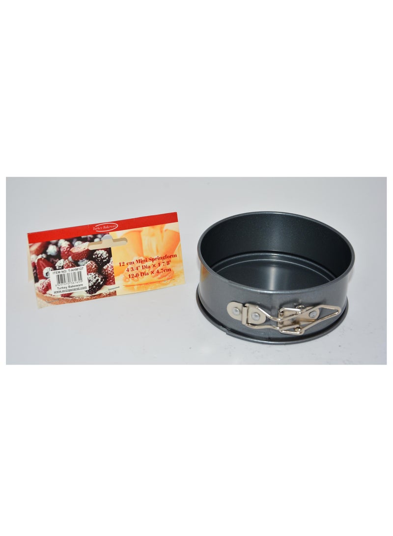 Homemaker Non-stick Mini Springform Pan, 12cm x 4.7cm, Black - Image 2