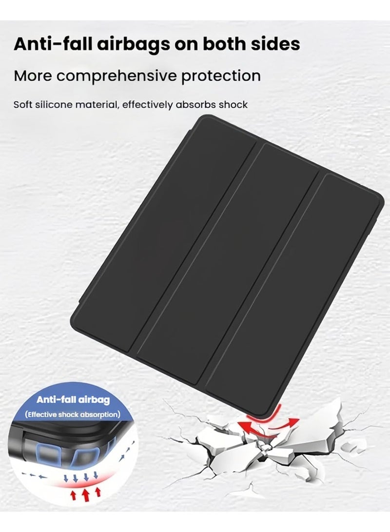general Case Compatible with OnePlus Pad 3 13.2 inch 2025 Tablet, Slim Three-fold Bracket Protective Cover, Soft Silicone Smart Flip Tablet Case, Automatic Wake/Sleep - Image 4