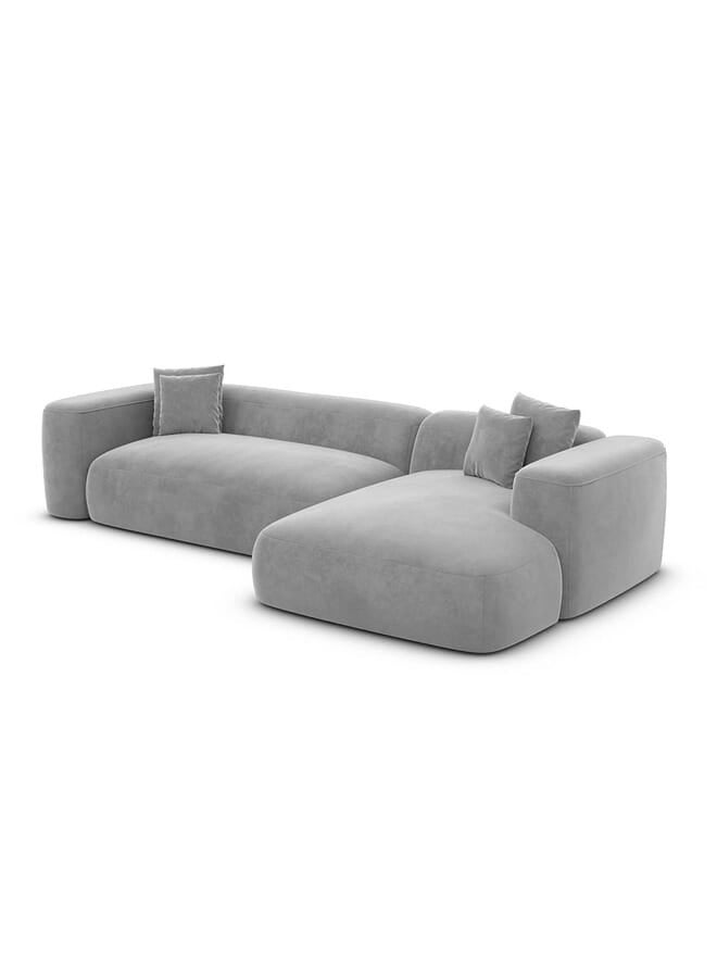 Woodz Soho Sofa 4 Seats Litr Grey - Image 3