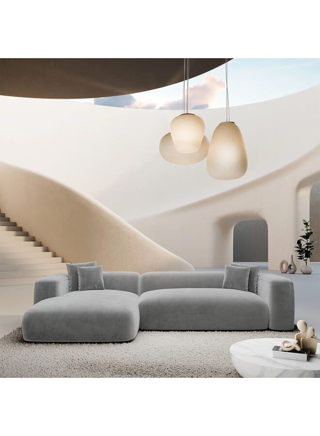 Woodz Soho Sofa 4 Seats Litr Grey - Image 5