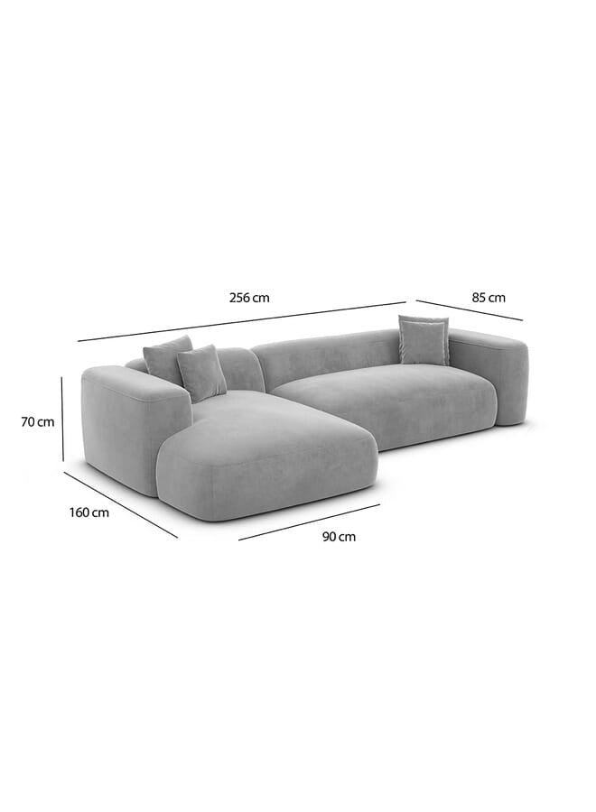 Woodz Soho Sofa 4 Seats Litr Grey - Image 2