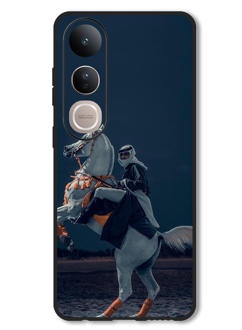 Theodor Case Compatible with Vivo V50 Lite Protection Shockproof Bumper Cover Horse - Image 1