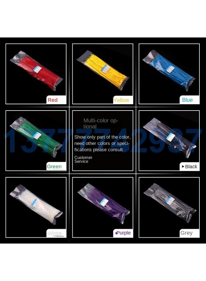 Bluejw Color Cable Tie 5*250mm Red Yellow Blue Green Black Belt 4.8*250 Rolled Belt Self-locking Cable Tie - Image 3