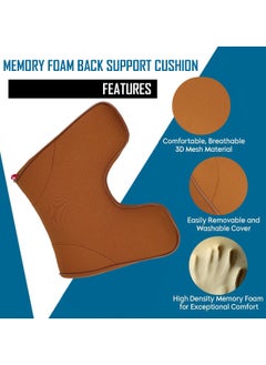 Memory Foam Back Support Cushion Car Seat Cushion Extra Comfort Relieve Back Pressure 1Pcs - pzsku/Z4171CA73875312B114CFZ/45/_/1709124842/fcedf587-63ac-4cfc-b9d5-e0cac8967729