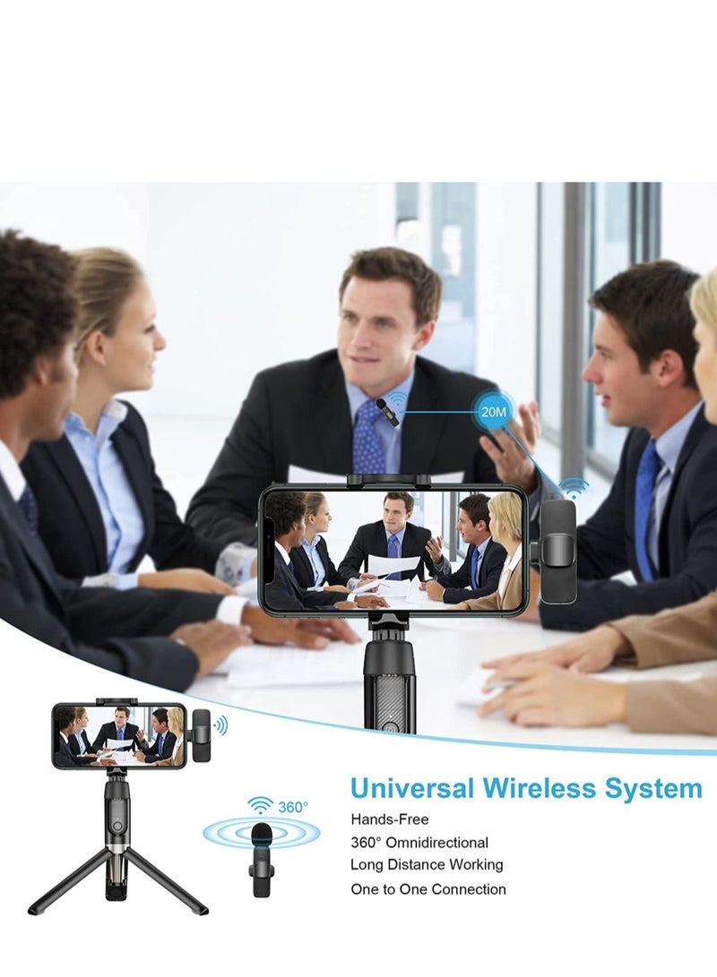 ELTRAZONE Wireless Lavalier Microphone for Type-C Phone, Plug-Play Wireless Mic with 2 Microphone for USB-C Android Phone Video Recording, Interview, Vlog, Auto Sync and Noise Reduction  - Image 5