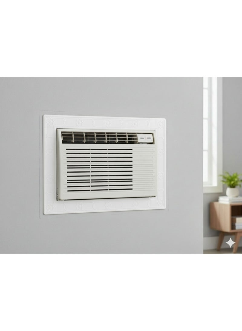 Decorative white plastic air conditioner frame - Image 5