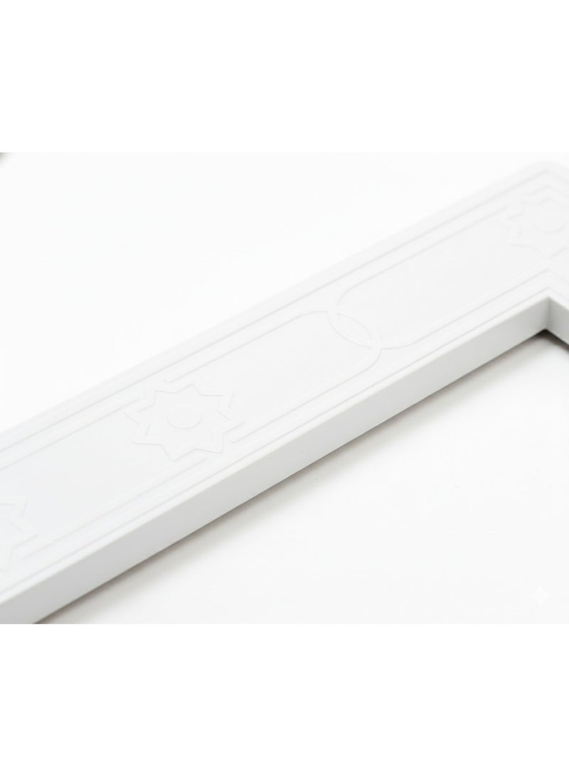 Decorative white plastic air conditioner frame - Image 3