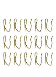 Curtain Hooks, 50 Pcs Rustproof Metal Heavy-Duty Drapery Hooks for Window Curtain, Door Curtain and Shower Curtain Vintage Bronze, 1Inch